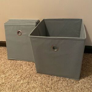 Gray Storage Bins